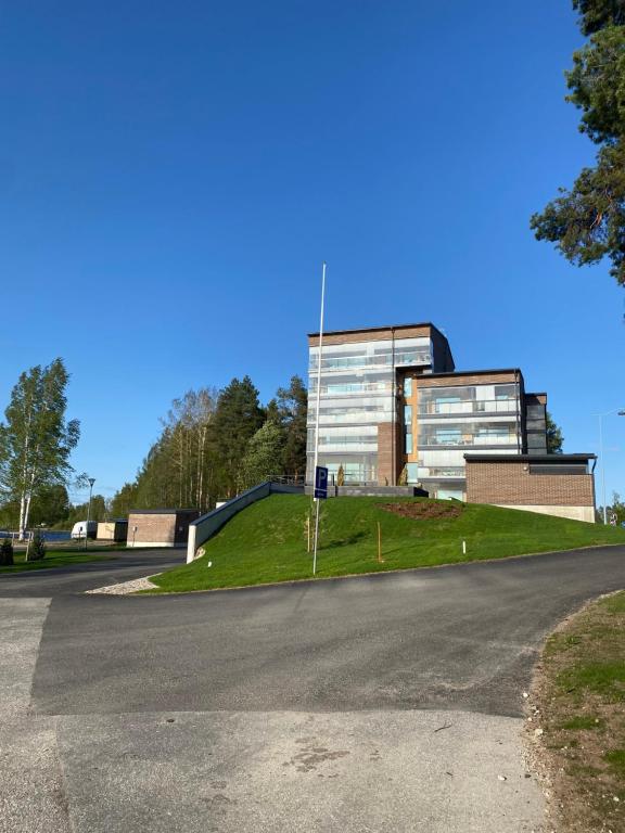 Tyylikäs saunallinen huoneisto Sotkamon satamassa